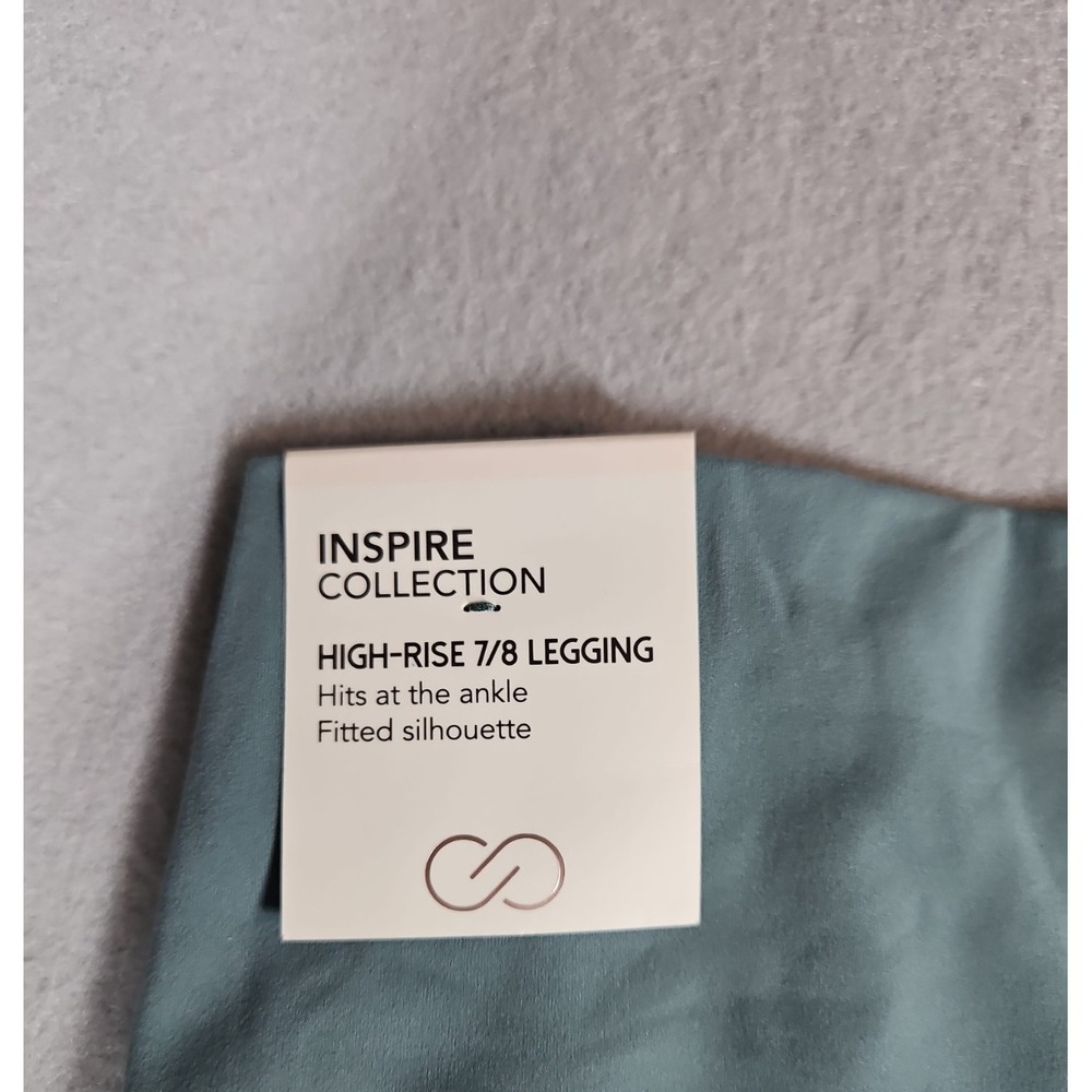 Calia Womens Green Inspire High Rise 7/8 Leggings Size Medium NWT - Picture 7 of 12